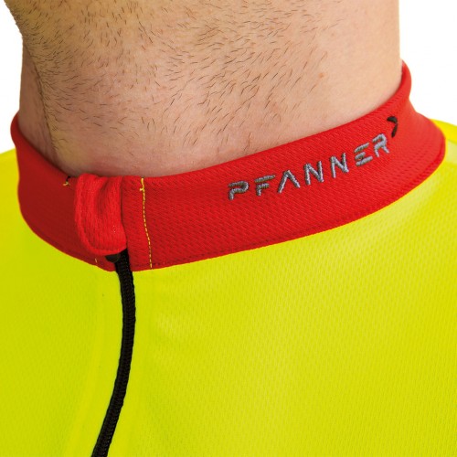 MAGLIA MANICHE CORTE ANTISUDORE PFANNER ZIPP-NECK